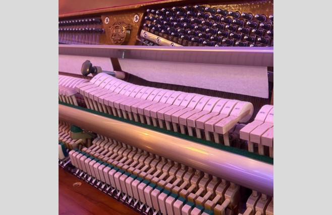 Reid Sohn Satin Cherry SU110 Upright Piano, Used - All Inclusive Premium Package (SN:IRL00293) - Image 7